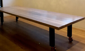 custom wood table